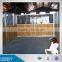 drinking bucket and feeder available Indoor bamboo filled horse stable
