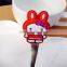 Eco-friendly Cartoon Baby Silicone Spoon With Lovely Cartoon