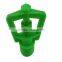Low pressure spray green fog nozzle for drip irrigation