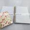 Hard cover double wire lined paper notebook, 200 pages, size A5 /A6