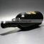 black material 750 ml 500 ml liquor used black glass bottles