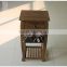 Top grade new arrival handmade unfinished vintage wooden cabinet with drawer