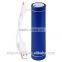 2200mAh mini portable USB power bank cable included