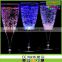 Led Light up Plastic Party Cups, Glow in the Dark Cups Milk Drinking Light cup 6 Pcs Set