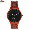 Wood and mental 100% man's quartz natural wooden watch