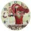 decorative wooden wall clock