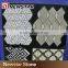 Newstar white carrara marble cheveron mosaic designs