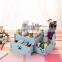The wooden box DIY Korean cosmetic storage box desktop drawer storage