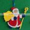 China Christmas Decoration Supplies Wall Hanging Craft Toys Kids Felt Christmas Tree in stock