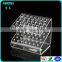 27 slots fashion clear custom acrylic makeup brush holder manufacturer