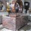 Outdoor stone water fountain