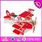 2017 new design airplane build kit funny kids wooden assembly toys W03B068