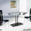 Dining table and chair, designs glass dining table set