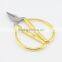 High Quality Mini Stainless Steel Blade Gold Plating Handle Sewing Scissors