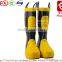 Factory direct sale 2015 New Design steel toe fire station fire safety boots