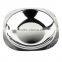 Custom made deep thick wall stainless steel dinner plate & dishes
