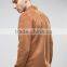 Guangzhou High Quality Custom Long Sleeve Point Collar Mens 100% Polyester Faux-Suede Fringing Casual Shirts