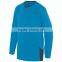 Youth Block Out Long Sleeve Jersey Pad Print Label Contrast Color Side Panel Tee 100% Polyester Wicking Moisture Athletic Tops