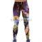 Women The African Lion Print Fitness Quick Dry Exercise Leggings High Waist Mid Calf Energy Pants Trousers