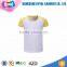 Wholesale Custom Kids Children Crop Match Colors O-neck T-shirt