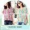 Womens Striped Batwing Casual Tops Plus Size Chiffon Blouse Shirt desigen for women