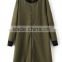 Runwaylover EY1022C OEM service factory direct geometric pattern winter women long jacket coat