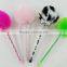 Poom poom ball ballpoint pen hot selling ballpoint pen