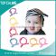 2016 New desgin toddler Baby turban headbands elastic hair rubber band