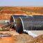 oval shaped steel culvert pipe, engineering material black steel pipe hot dipped galvanized steel pipe Q235