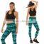 Tight Blue Circle Mother and Daughter Gym Yoga 3D Print Stretch Pants