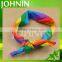 good quality wholesale polyester cotton custom size rainbow dog bandana