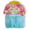 cute animal baby hooded towel bathrobe