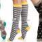 ZT-016 Custom High quality 15-20mmHg graduated recovery sport cotton compression socks diamond stockings