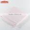 100% cotton weave and polyester pink color baby blanket, baby wrap