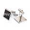Simple Black Streak Shirt Men Cheap Cufflinks