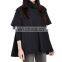 2015 England winter warm fashion cashmere Round neckline women coat cape cloak