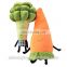 custom vegetable cabbage and carrot stuffed plush doll toy