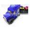 Trailer with 6pcs diecast car model toy two color mixs