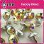 8mm head diameter 5mm shank length for thick material strass rhinestone rivet