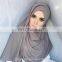 Multicolor latest fancy stylish classic women muslim hijab scarf 2017 wholesale heavy chiffon hijab scarves for ialamic ladies