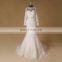 Mermaid lace trumpet long sleeve wedding dress in malaysia