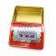 Fancy printed empty gift packaging metal box with colourful printing