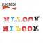 hook and loop colorful alphabet letters