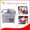 cold stone marble slab top fry ice cream machine/ice cream rolls making machine/fry yoghourt machine
