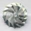HX40 3599593 56.00/83.03mm 7+7 Blades High Performance Turbocharger Milling/aluminum 2618/billet Compressor Wheel for 3534921