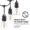 Hot Item LED String Lights S14 LED Bulbs Outdoor Fairy Lights Patio Lights 48ft 110V 2W