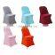 Amazon Hot Sell Spandex Removable Dining Chair Seat Covers Chair Cover Wedding