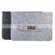11'' 12''13'' 14'' 15'' inch fashion grey felt laptop protective sleeve case carrying bag for notebook and laptop