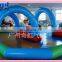 factory price inflatable soap soccer field, water soccer field