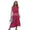 Original designer explosion models 2020 summer polka dot holiday style big swing dress factory direct sales